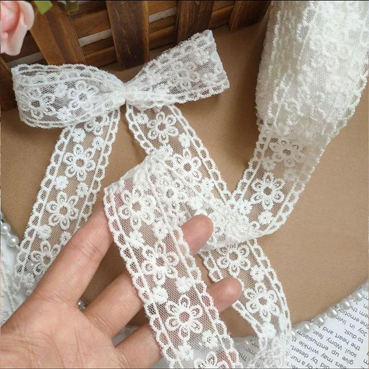 Embroidered Sakura Ribbon – 3 cm x 5 yd x 6 rolls