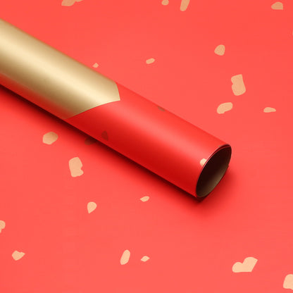 Gold Foil Glitter Wrapping Paper - 20 Sheets