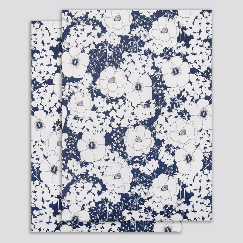 European Dreamy Floral Waterproof Wrapping Paper - 10 Sheets