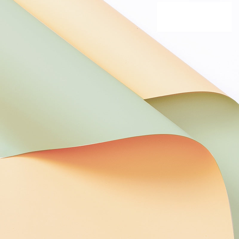 Two-Tone European Style Elegant Wrapping Paper – 20 Sheets