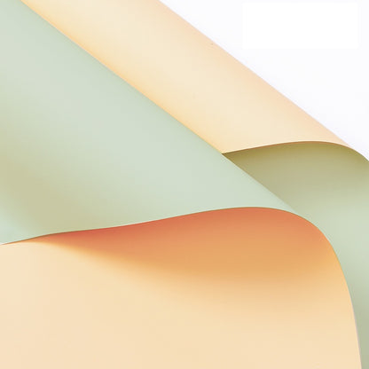 Two-Tone European Style Elegant Wrapping Paper – 20 Sheets