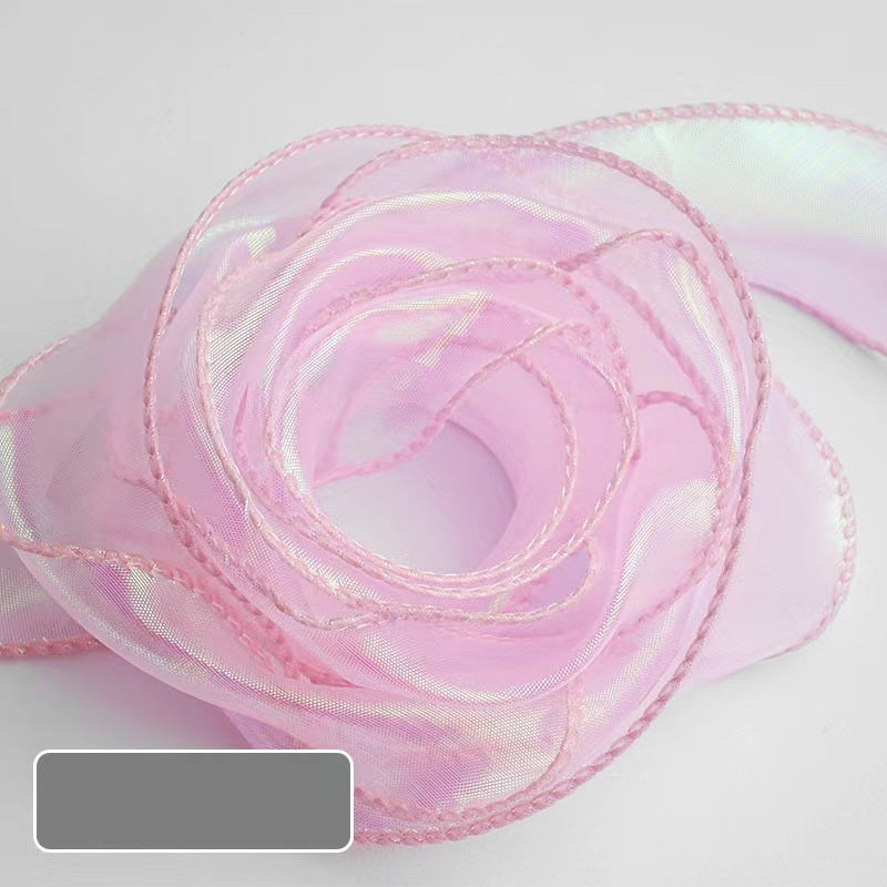 Iridescent Mermaid Tail Organza Ribbon – 4 cm x 10 yd x 6 rolls