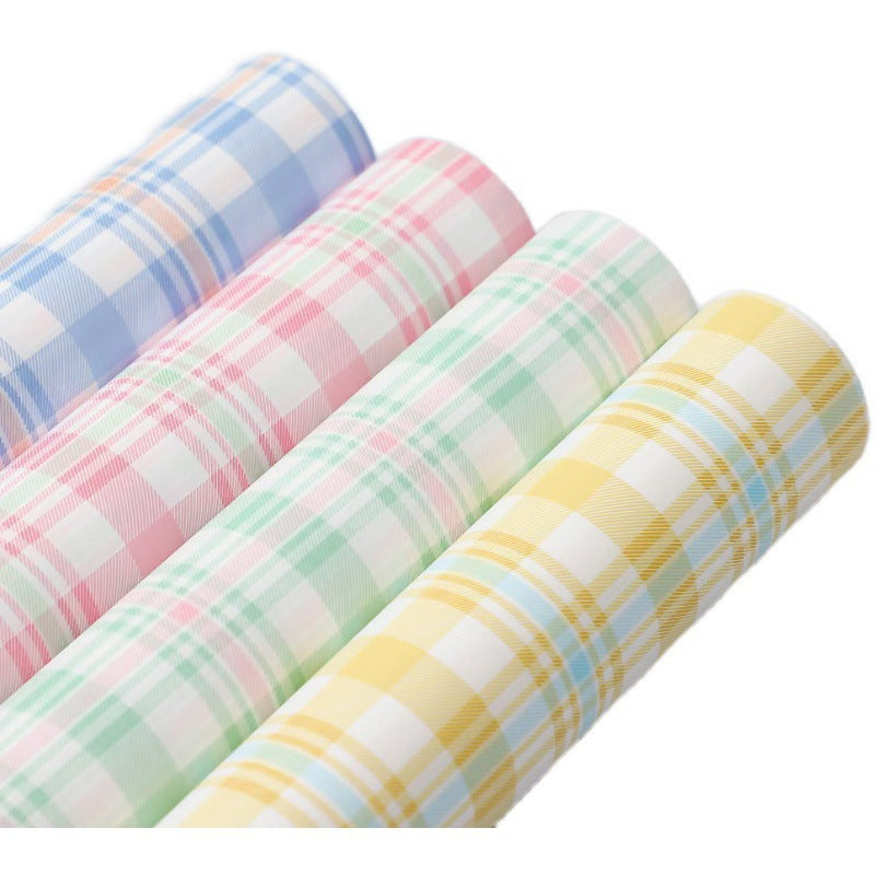 Two Tone Plaid Vintage Elegant Wrapping Paper
