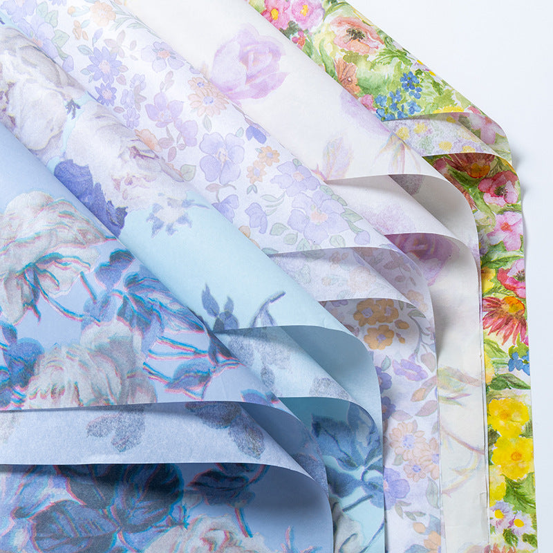 Monet Garden Pear Wrapping Paper - 10 Sheets