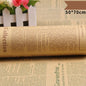 Vintage English Newspaper Kraft Wrapping Paper - 20 Sheets