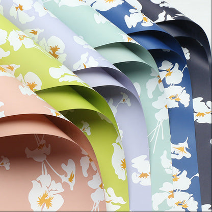 Iris Flower Wrapping Paper - 20 Sheets