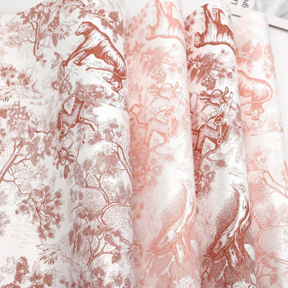 Afternoon Tea Vintage Embossed Print Wrapping Paper - 10 Sheets