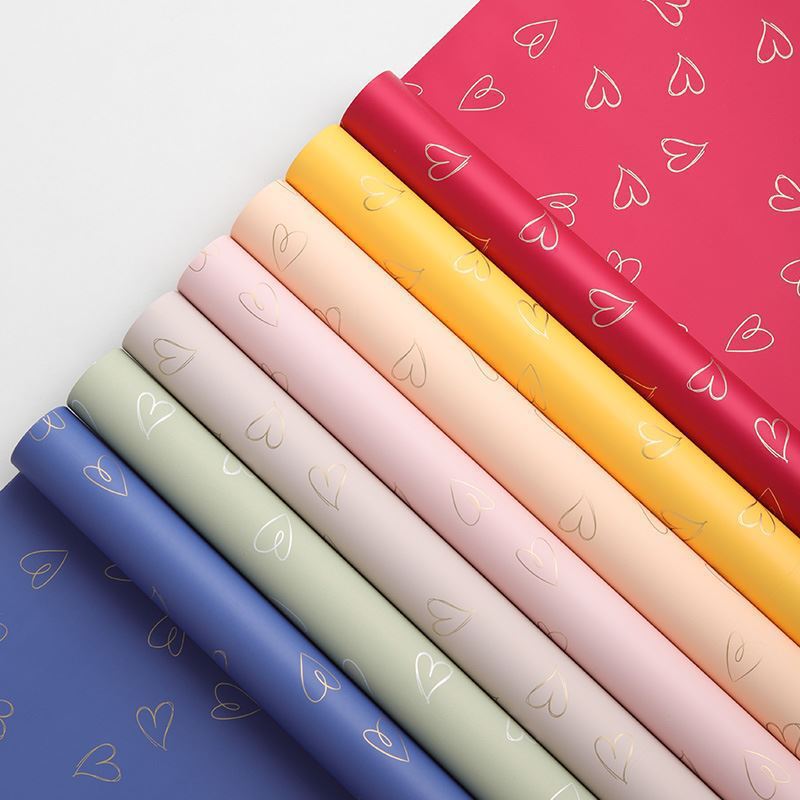 Waterproof Printed Elegant Wrapping Paper Beloved - 20 Sheets