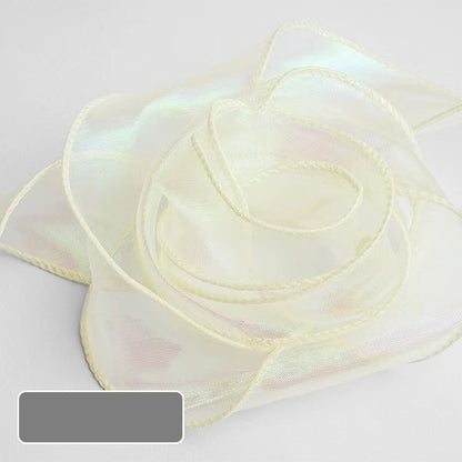 Iridescent Mermaid Tail Organza Ribbon – 4 cm x 10 yd x 6 rolls