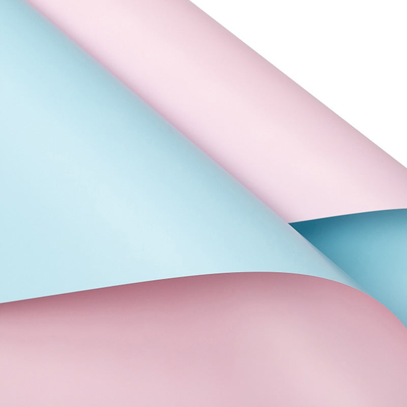 Two-Tone European Style Elegant Wrapping Paper – 20 Sheets