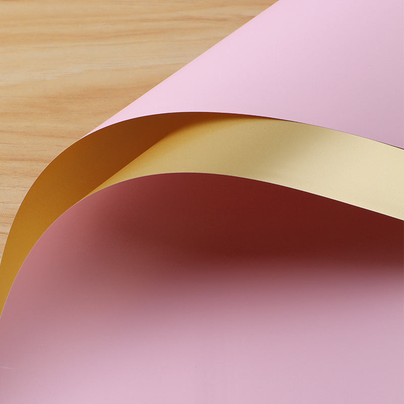Waterproof Luxury Double Sided Gold Wrapping Paper – 20 Sheets