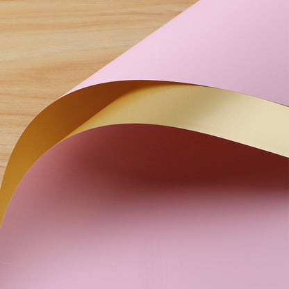 Waterproof Luxury Double Sided Gold Wrapping Paper – 20 Sheets
