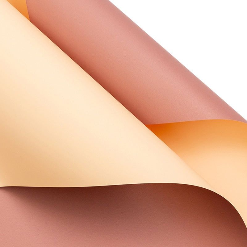 Two-Tone European Style Elegant Wrapping Paper – 20 Sheets