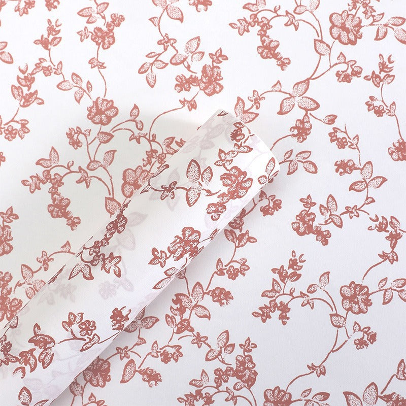 European Floral Art Paper Waterproof Wrapping Paper - 10 Sheets