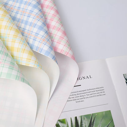 Two Tone Plaid Vintage Elegant Wrapping Paper