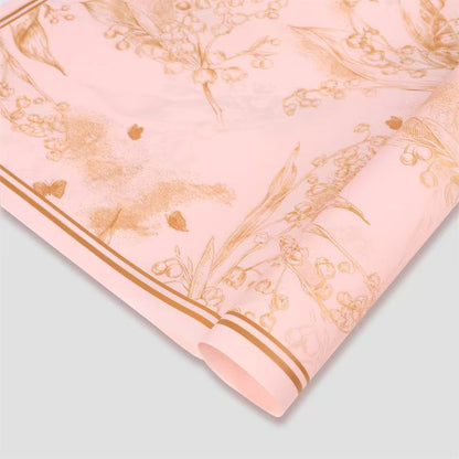 Lily of the Valley Rose Wrapping Paper - 20 Sheets