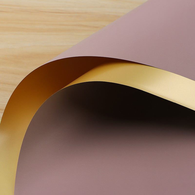 Waterproof Luxury Double Sided Gold Wrapping Paper – 20 Sheets