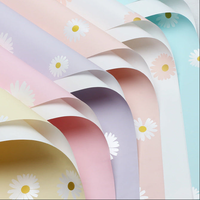 Fresh Like You Daisy Waterproof Floral Wrapping Paper - 20 Sheets