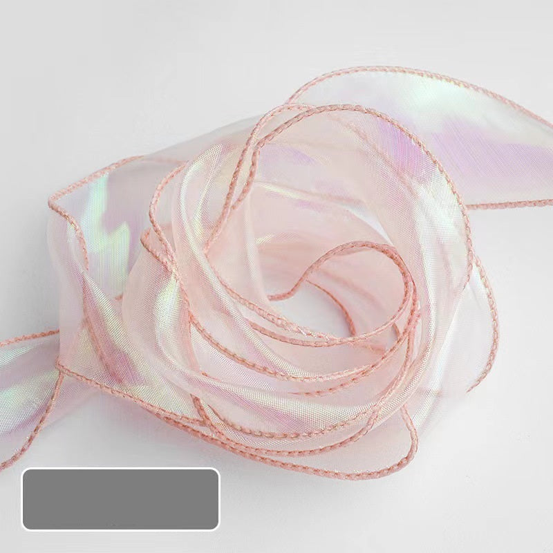 Iridescent Mermaid Tail Organza Ribbon – 4 cm x 10 yd x 6 rolls