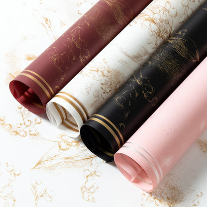 Lily of the Valley Rose Wrapping Paper - 20 Sheets