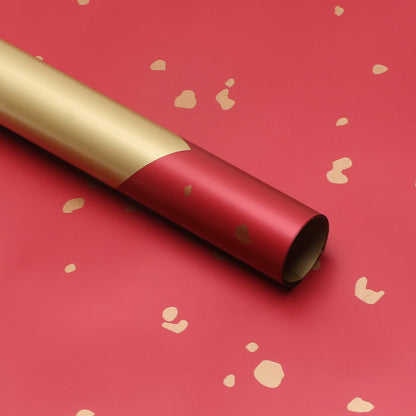 Gold Foil Glitter Wrapping Paper - 20 Sheets