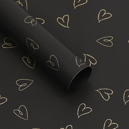 Waterproof Printed Elegant Wrapping Paper Beloved - 20 Sheets