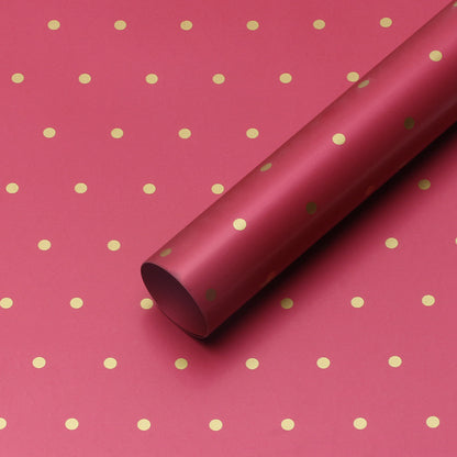 Polka Dot Elegant Wrapping Paper - 20 Sheets