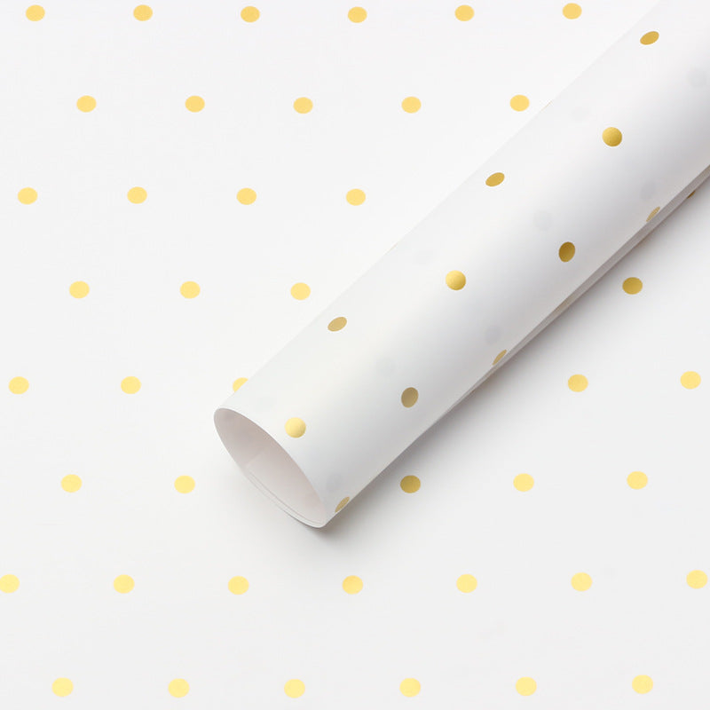 Polka Dot Elegant Wrapping Paper - 20 Sheets