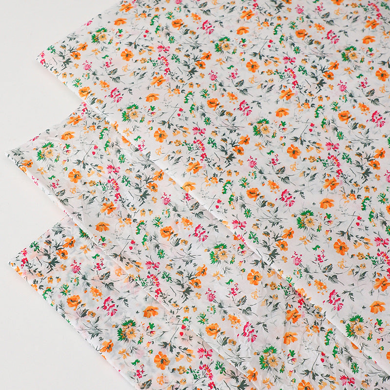 Thickened Trending Rapeseed Flower Wrapping Paper - 10 Sheets