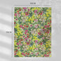 Thickened Trending Rapeseed Flower Wrapping Paper - 10 Sheets