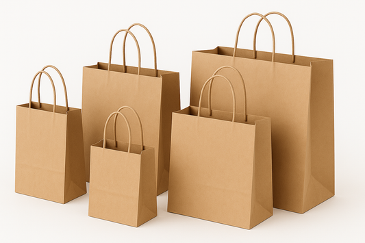 Blank Kraft Paper Bags