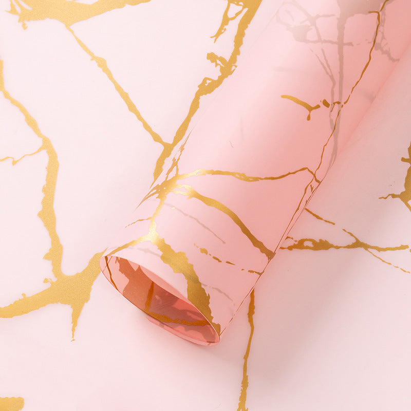 Best Selling Gold Marble Wrapping Paper - 5 Sheets