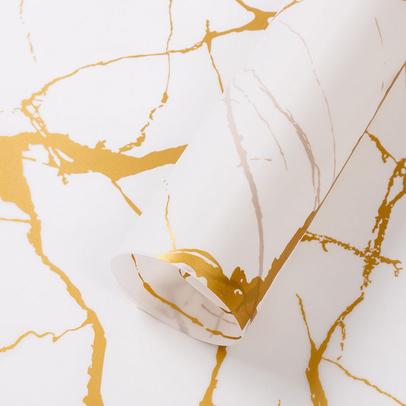 Best Selling Gold Marble Wrapping Paper - 5 Sheets