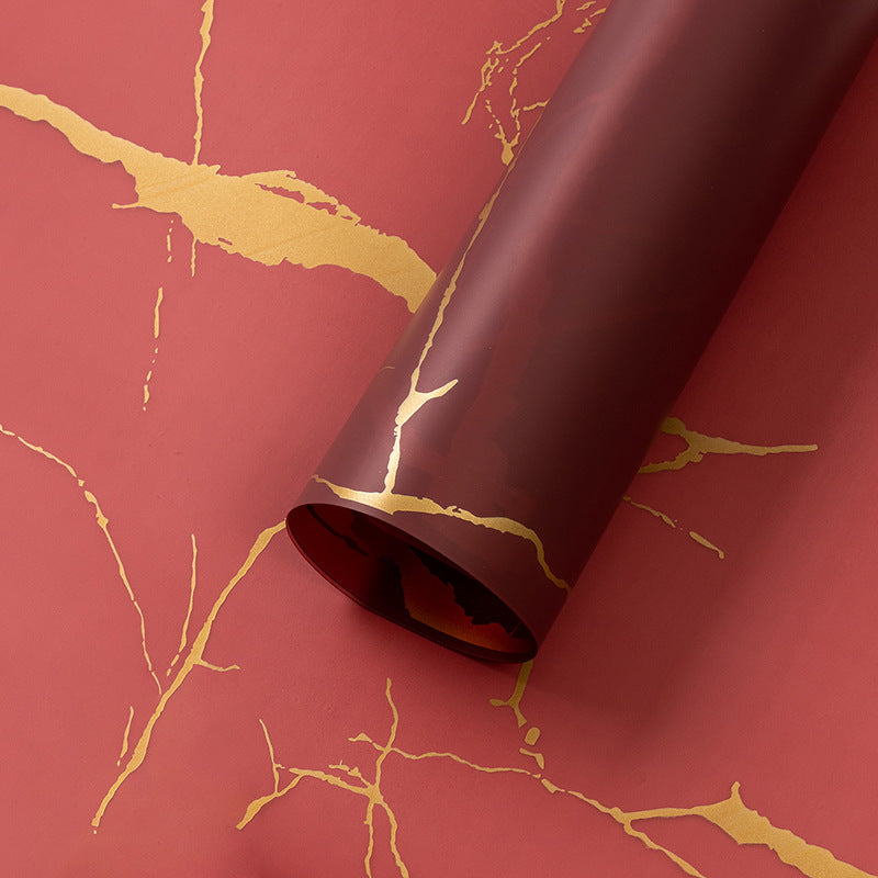 Best Selling Gold Marble Wrapping Paper - 5 Sheets