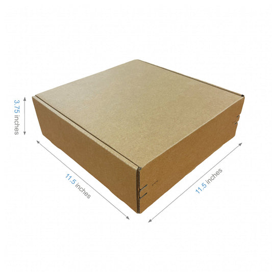 11.5" x 11.5" x 3.75" - Kraft Mailer Boxes Self-Seal Tape - Bundle of 40 - KIS PAPER - 1267 – main