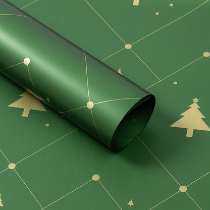 New Waterproof Christmas Wrapping Paper Tree&Gift - 20 Sheets