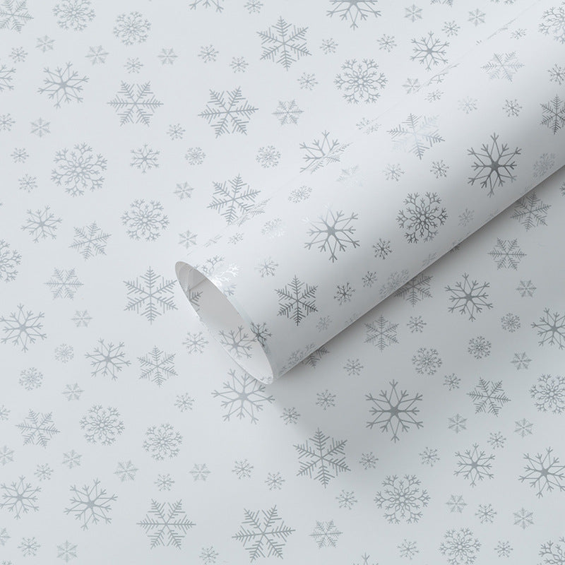 New Waterproof Christmas Wrapping Paper Snowflake - 20 Sheets
