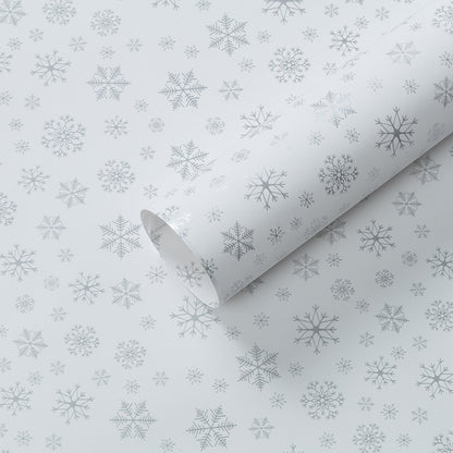 New Waterproof Christmas Wrapping Paper Snowflake - 20 Sheets
