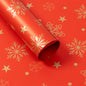 New Waterproof Christmas Wrapping Paper Snowflake - 20 Sheets