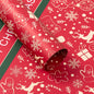 New Waterproof Christmas Wrapping Paper Christmas Deer - 20 Sheets