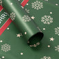 New Waterproof Christmas Wrapping Paper Snowflake - 20 Sheets