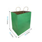 1410GREEN | 150pcs Super Royal 14x10x15.75 inches Green Paper Bags with Twisted Handles – main