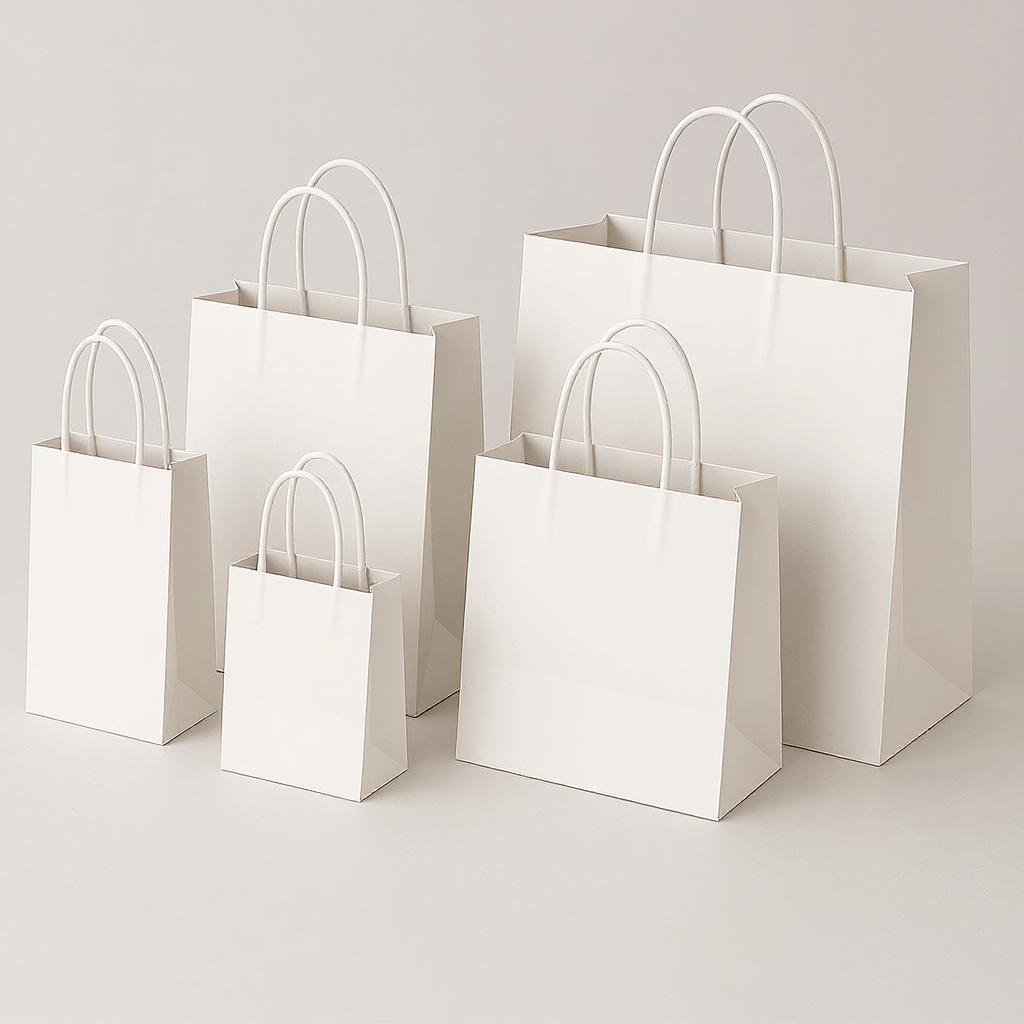 White Paper Bags - 250 per box