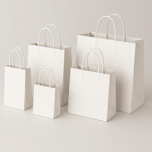 White Paper Bags - 250 per box